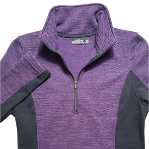 Kerrits Womens SZ XS 1/4 Zip Pullover Purple-1102